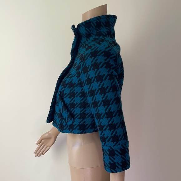 ZARA | TRF Cropped houndstooth jacket - Picture 7 of 14